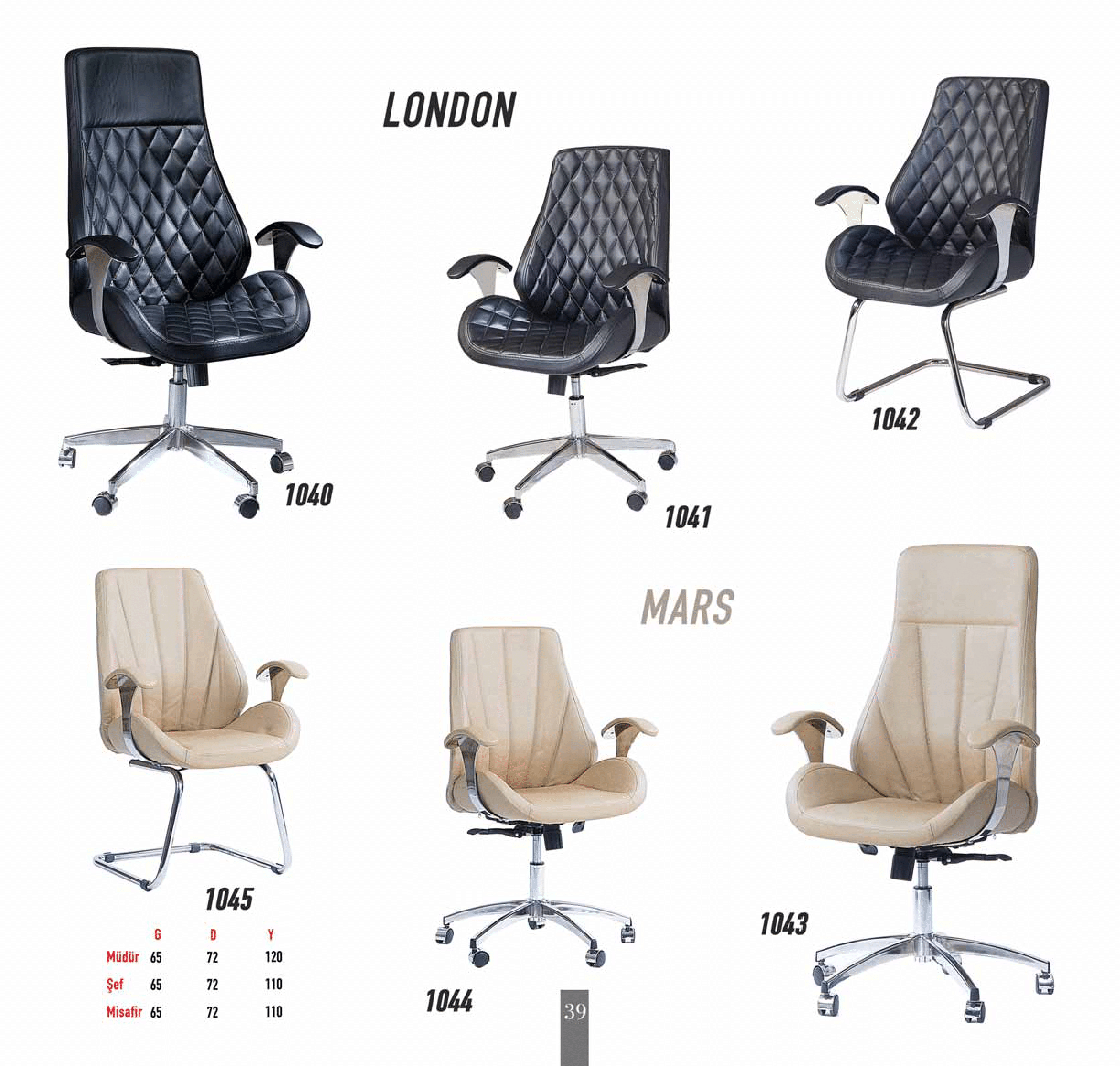 BRM ofis mobilyaları ve koltukları