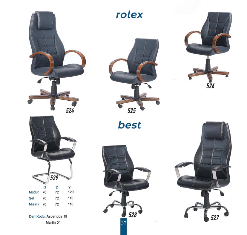 BRM ofis mobilyaları ve koltukları