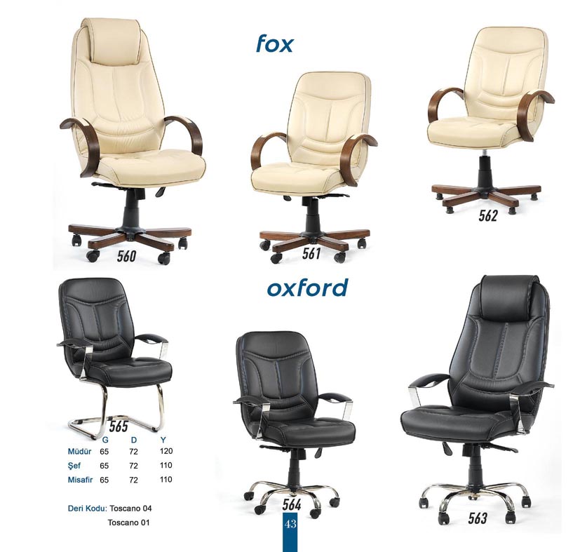 BRM ofis mobilyaları ve koltukları