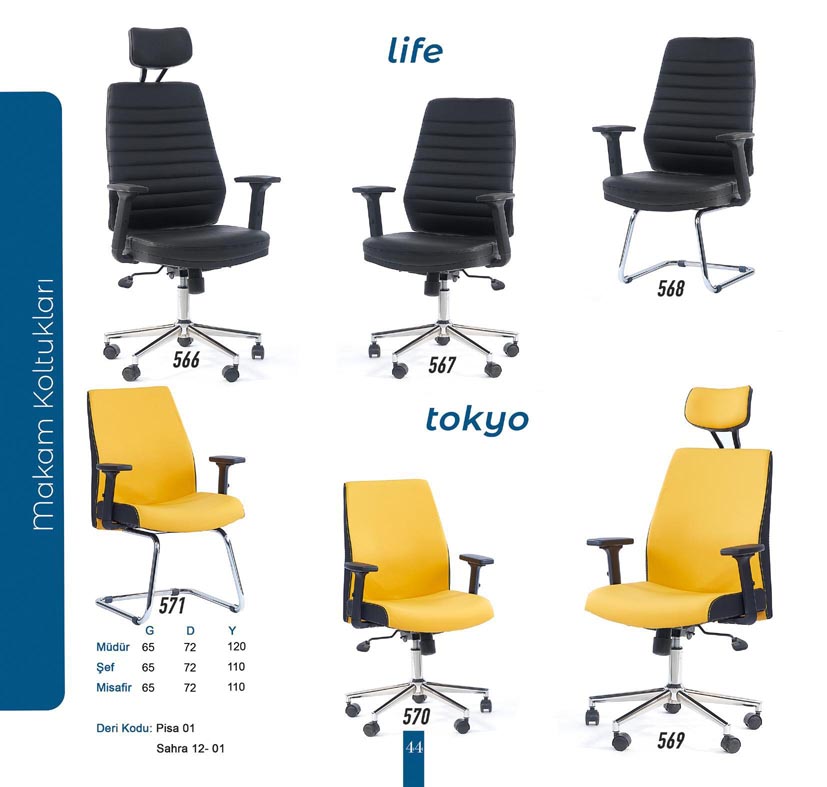 BRM ofis mobilyaları ve koltukları